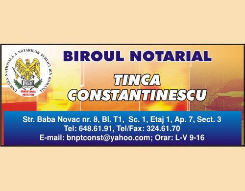 Constantinescu Tinca - Birou Individual Notarial